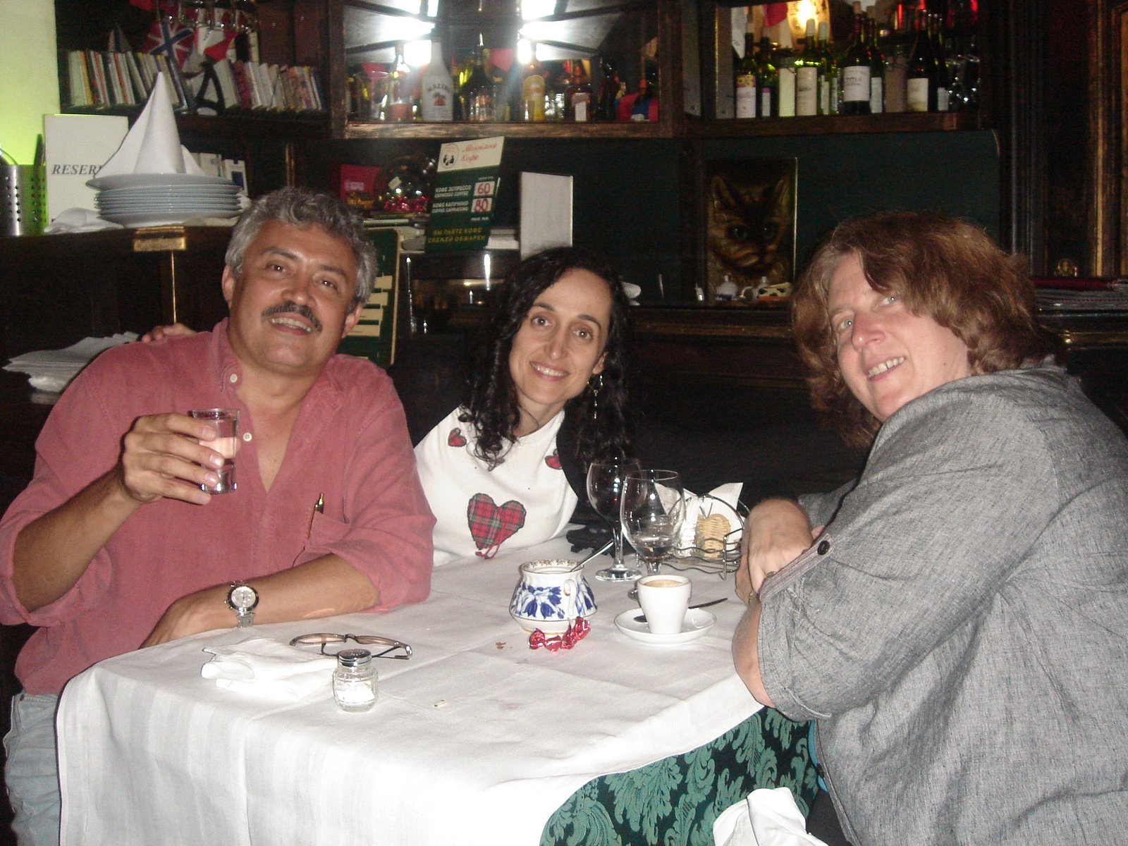 Professor Luiz Carlos de Lima Silveira, Claudia Feitosa-Santana, and Barbara Finlay